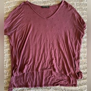Maroon shirt